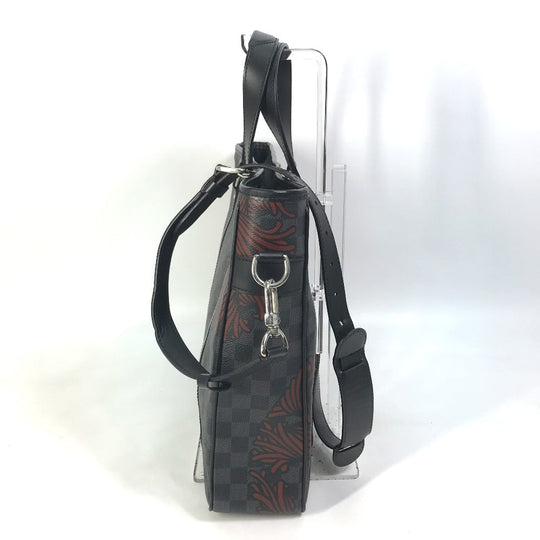 LOUIS VUITTON Tote Bag ‚m41717 Damier Grafitto Canvas black Christopher Nemeth PM Tadao mens Used Authentic