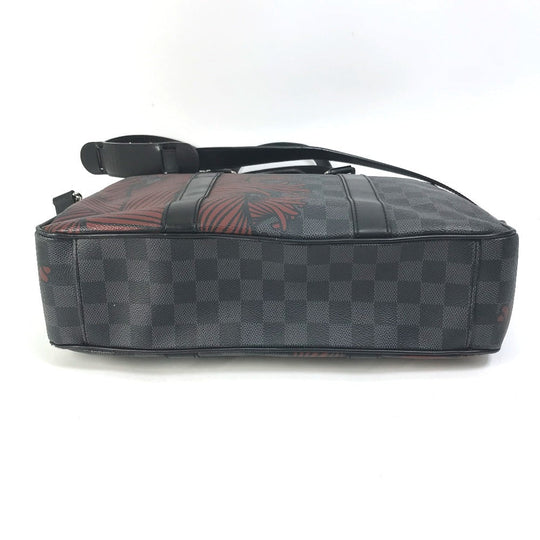 LOUIS VUITTON Tote Bag ‚m41717 Damier Grafitto Canvas black Christopher Nemeth PM Tadao mens Used Authentic