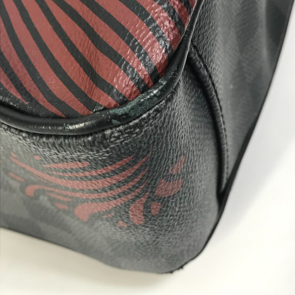 LOUIS VUITTON Tote Bag ‚m41717 Damier Grafitto Canvas black Christopher Nemeth PM Tadao mens Used Authentic