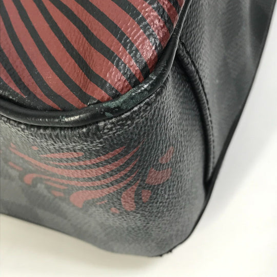 LOUIS VUITTON Tote Bag ‚m41717 Damier Grafitto Canvas black Christopher Nemeth PM Tadao mens Used Authentic