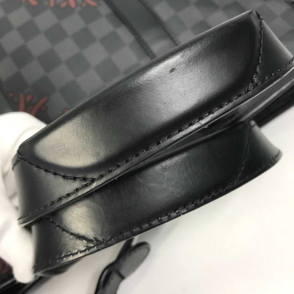 LOUIS VUITTON Tote Bag ‚m41717 Damier Grafitto Canvas black Christopher Nemeth PM Tadao mens Used Authentic