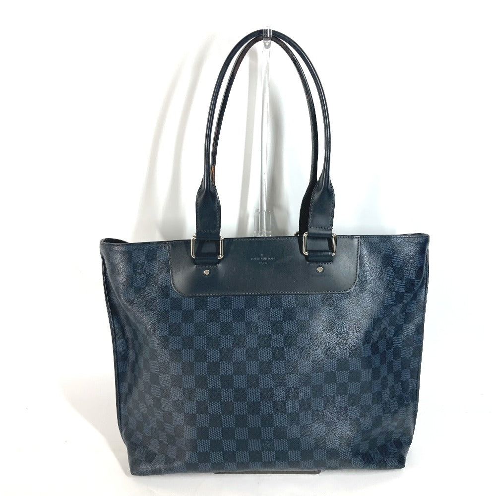 LOUIS VUITTON Tote Bag N41397  Damier Cobalt Canvas Navy Damier Cobalt Kabavoyayaja mens Used Authentic