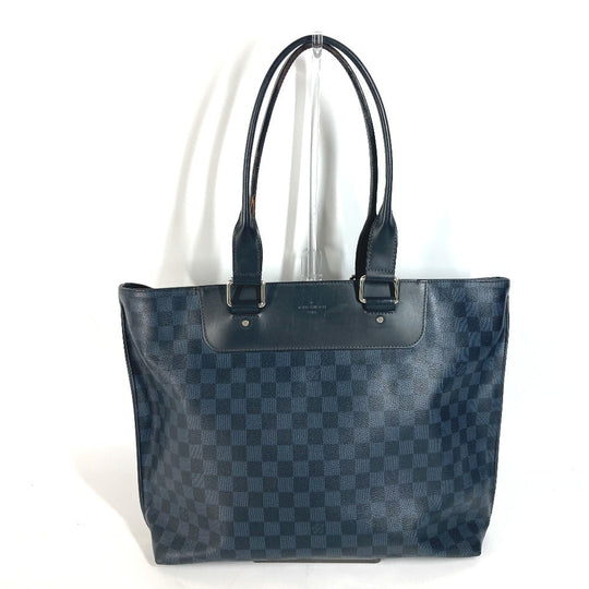 LOUIS VUITTON Tote Bag N41397  Damier Cobalt Canvas Navy Damier Cobalt Kabavoyayaja mens Used Authentic