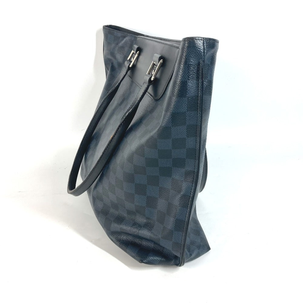 LOUIS VUITTON Tote Bag N41397  Damier Cobalt Canvas Navy Damier Cobalt Kabavoyayaja mens Used Authentic