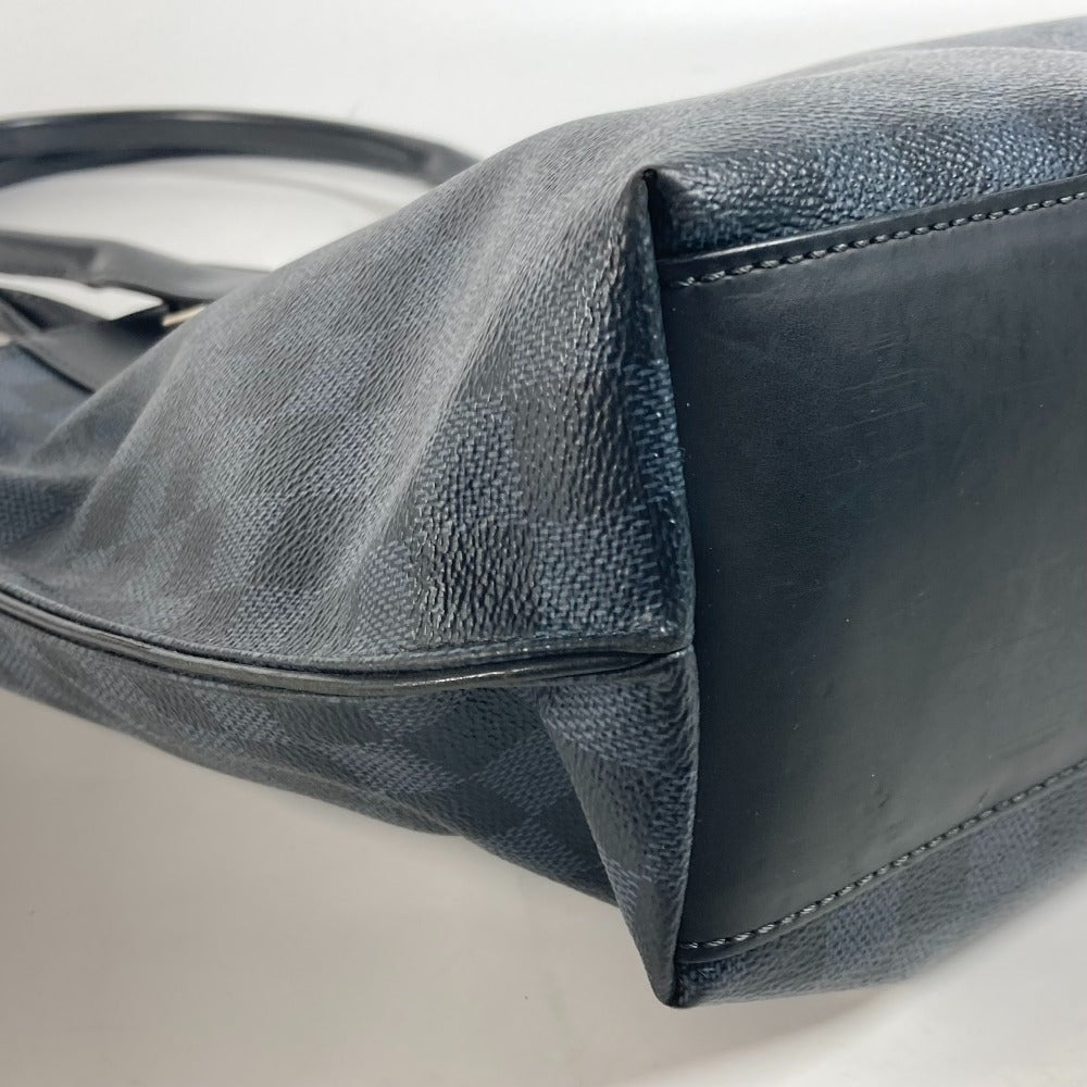 LOUIS VUITTON Tote Bag N41397  Damier Cobalt Canvas Navy Damier Cobalt Kabavoyayaja mens Used Authentic