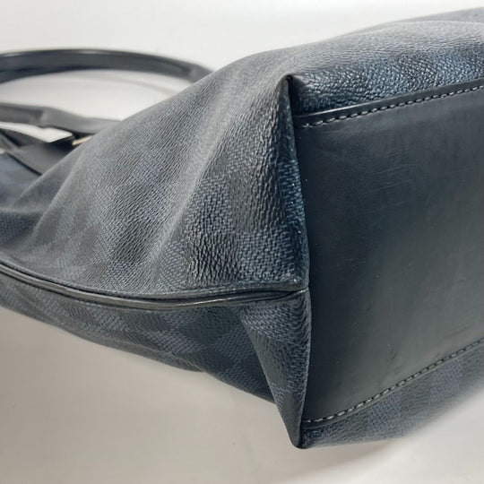 LOUIS VUITTON Tote Bag N41397  Damier Cobalt Canvas Navy Damier Cobalt Kabavoyayaja mens Used Authentic