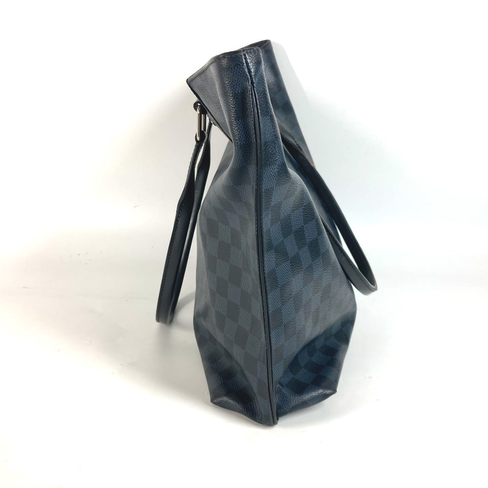 LOUIS VUITTON Tote Bag N41397  Damier Cobalt Canvas Navy Damier Cobalt Kabavoyayaja mens Used Authentic