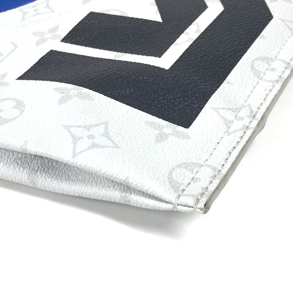 LOUIS VUITTON Tote Bag M44627 Monogram canvas white Monogram white Flat Vertical Tote mens Used Authentic