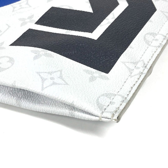 LOUIS VUITTON Tote Bag M44627 Monogram canvas white Monogram white Flat Vertical Tote mens Used Authentic