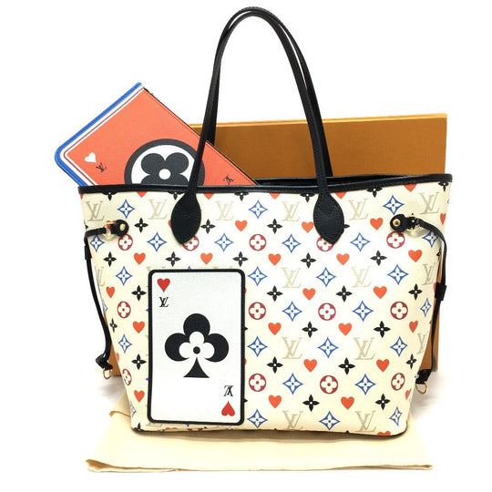 LOUIS VUITTON Tote Bag M57462 canvas multicolor Game on monogram Neverfull MM Women Used Authentic