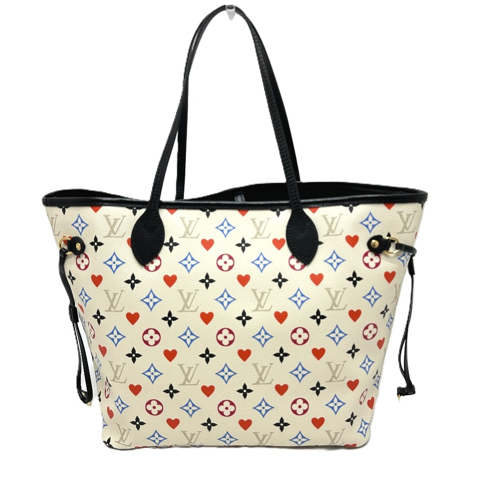 LOUIS VUITTON Tote Bag M57462 canvas multicolor Game on monogram Neverfull MM Women Used Authentic