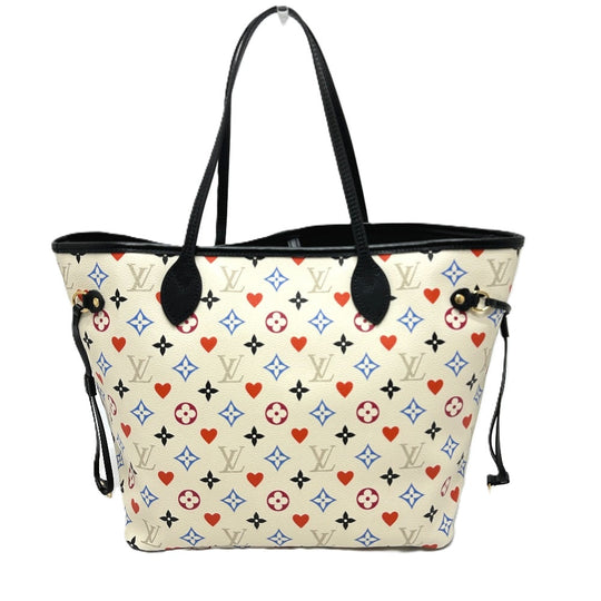 LOUIS VUITTON Tote Bag M57462 canvas multicolor Game on monogram Neverfull MM Women Used Authentic