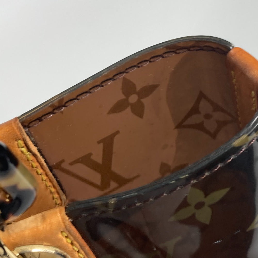 LOUIS VUITTON Tote Bag M92501 Plastics Brown Monogram Plastics Cabas Ambre MM Women Used Authentic