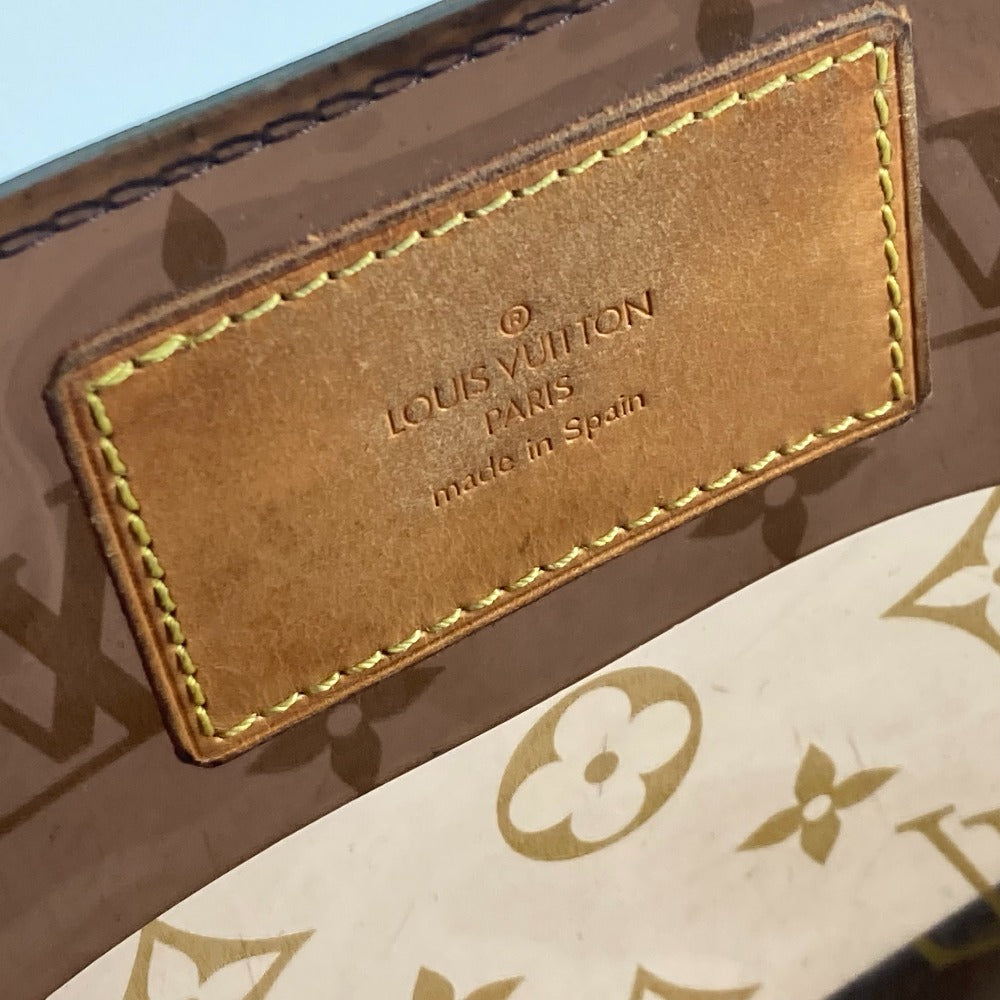 LOUIS VUITTON Tote Bag M92501 Plastics Brown Monogram Plastics Cabas Ambre MM Women Used Authentic