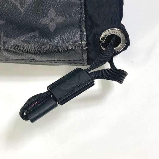 LOUIS VUITTON Tote Bag M43417 Monogram Eclipse Canvas black Monogram Eclipse Hiroshi Fujiwara Fragment Hippo Light mens Used Authentic