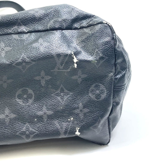 LOUIS VUITTON Tote Bag M43417 Monogram Eclipse Canvas black Monogram Eclipse Hiroshi Fujiwara Fragment Hippo Light mens Used Authentic