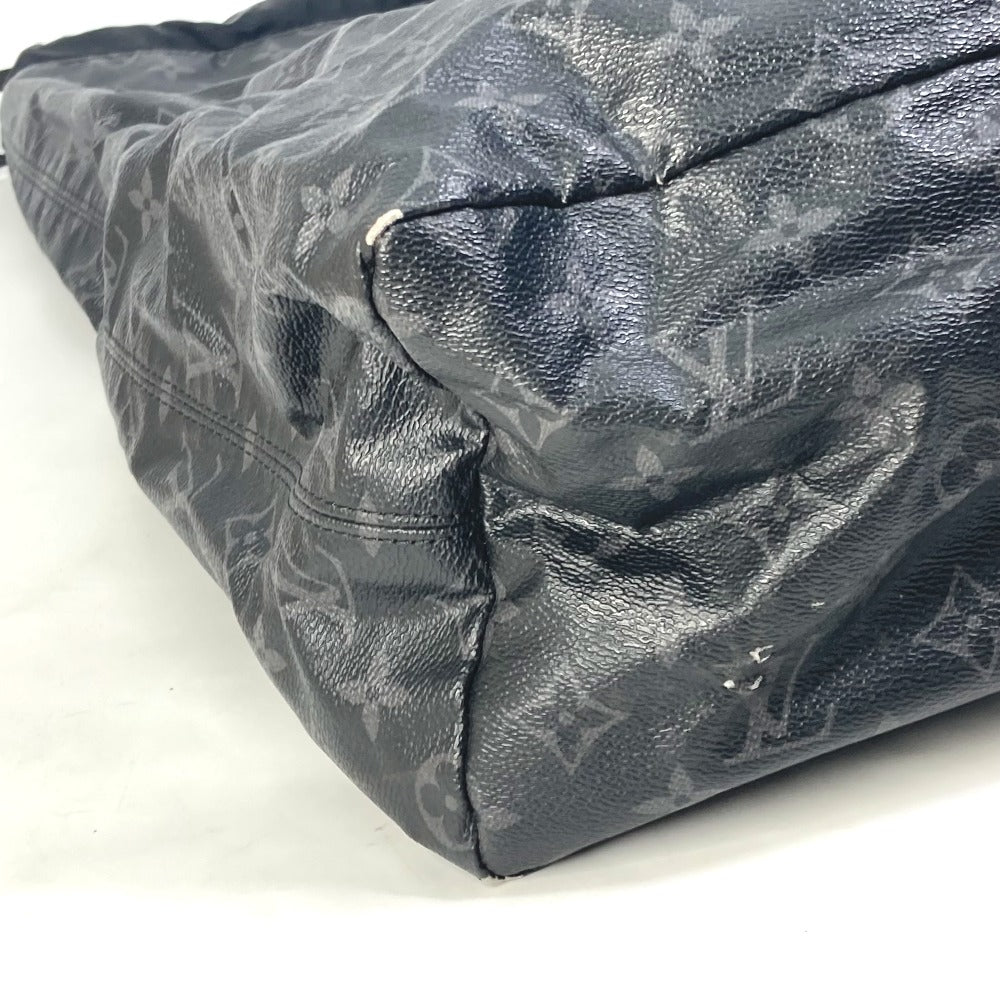 LOUIS VUITTON Tote Bag M43417 Monogram Eclipse Canvas black Monogram Eclipse Hiroshi Fujiwara Fragment Hippo Light mens Used Authentic