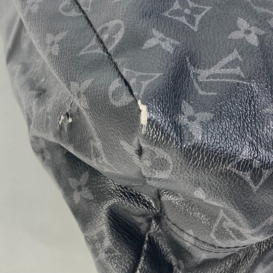 LOUIS VUITTON Tote Bag M43417 Monogram Eclipse Canvas black Monogram Eclipse Hiroshi Fujiwara Fragment Hippo Light mens Used Authentic