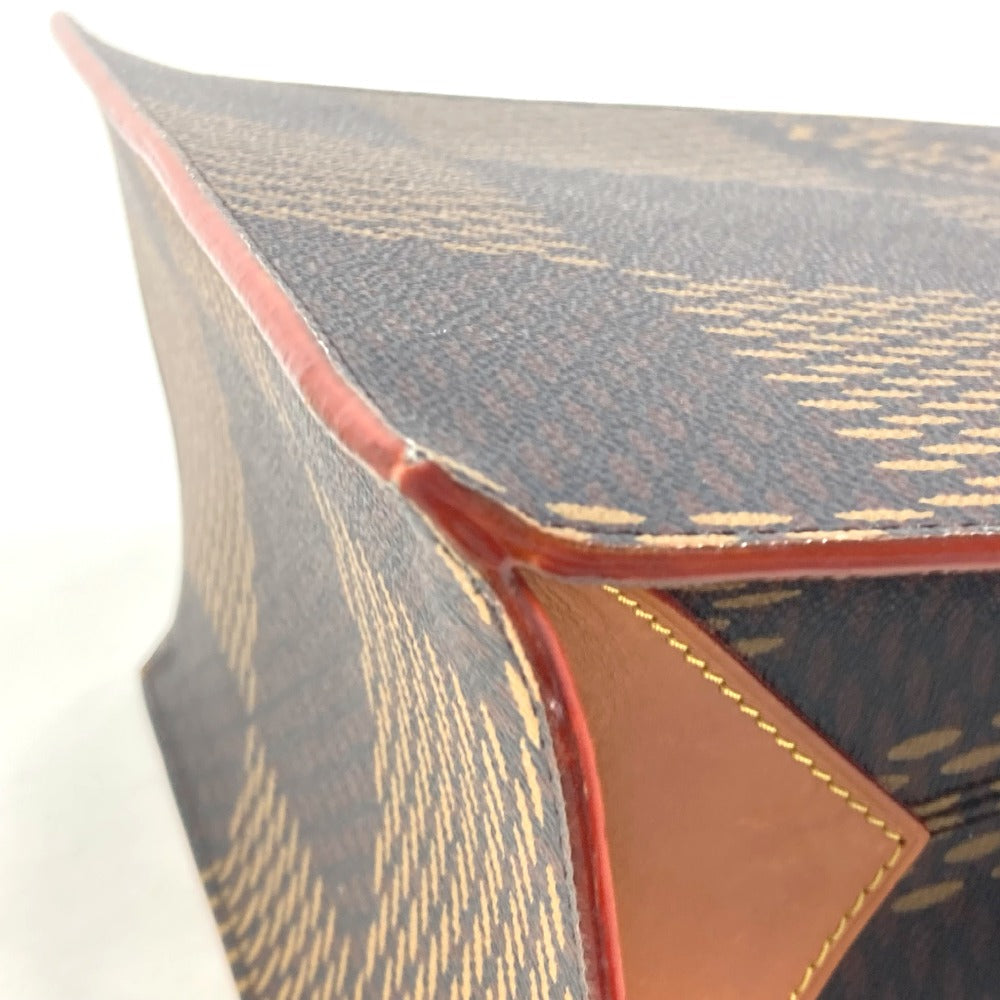 LOUIS VUITTON Tote Bag N40355 Damier canvas Brown Damier Giant NIGO collaboration Mini tote mens Used Authentic