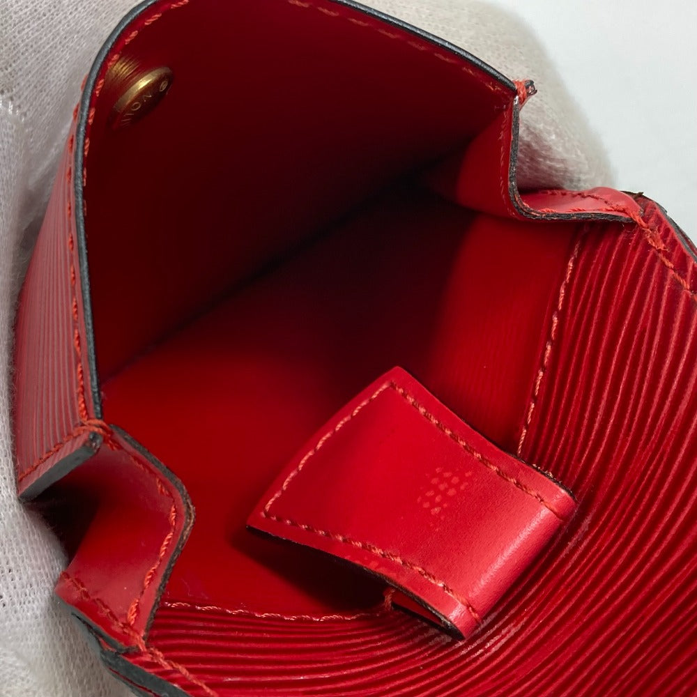 LOUIS VUITTON Waist bag M52907 Epi Leather Red Epi Shah Wood Women Used Authentic