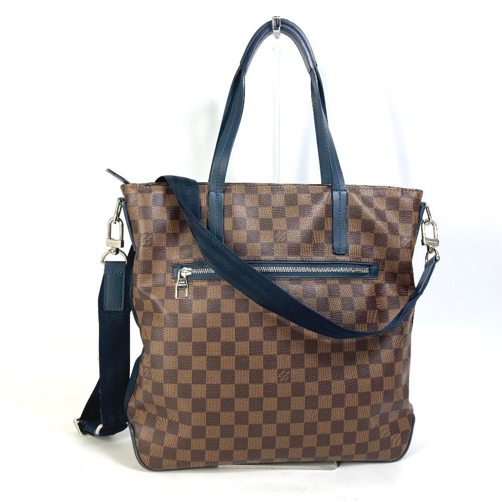LOUIS VUITTON Tote Bag N41255 Damier canvas Brown Damier Herald mens Used Authentic
