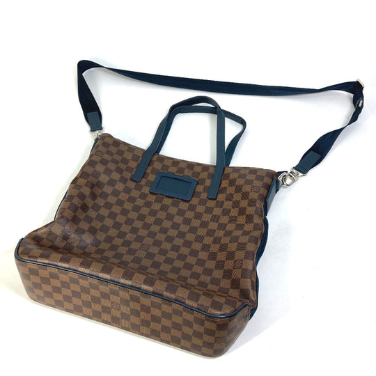 LOUIS VUITTON Tote Bag N41255 Damier canvas Brown Damier Herald mens Used Authentic