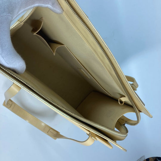 LOUIS VUITTON Tote Bag M5249A Epi Leather yellow Epi Croisette PM Women Used Authentic