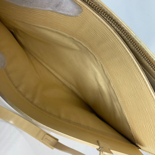 LOUIS VUITTON Tote Bag M5249A Epi Leather yellow Epi Croisette PM Women Used Authentic