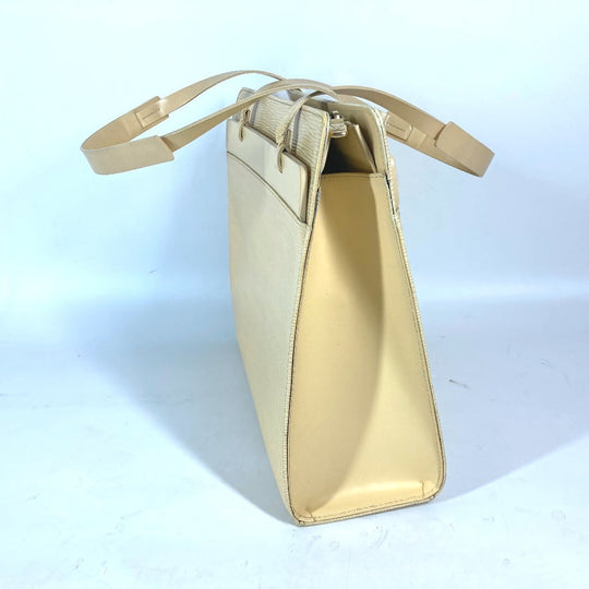 LOUIS VUITTON Tote Bag M5249A Epi Leather yellow Epi Croisette PM Women Used Authentic