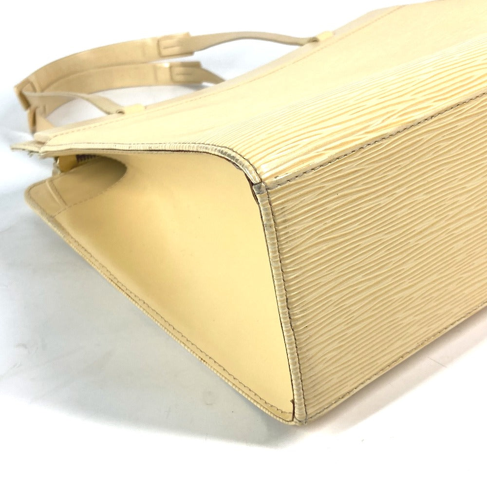 LOUIS VUITTON Tote Bag M5249A Epi Leather yellow Epi Croisette PM Women Used Authentic
