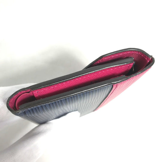 LOUIS VUITTON Trifold wallet M62204 Epi Leather pink Epi Portefeuille Victorine Women Used Authentic