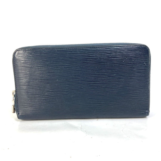 LOUIS VUITTON Long Wallet Purse M62644 Epi Leather Navy travel case long wallet Zippy Organizer NM mens Used Authentic