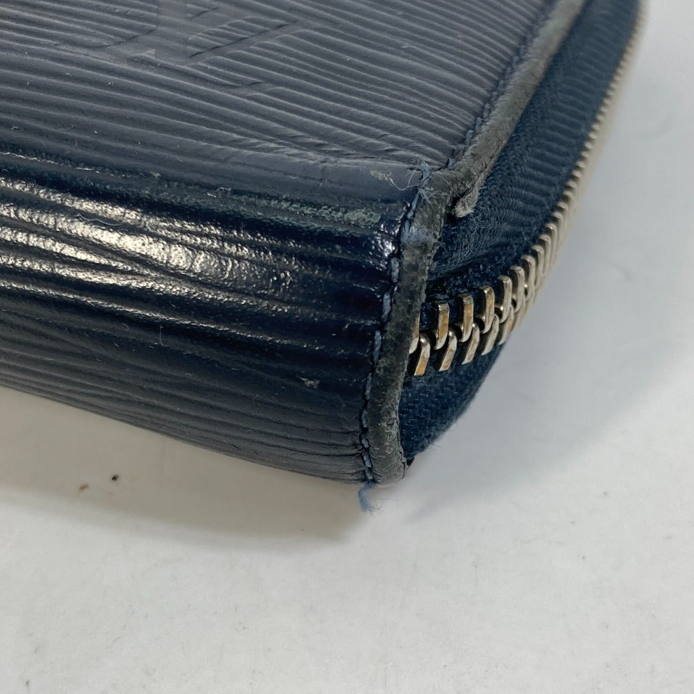 LOUIS VUITTON Long Wallet Purse M62644 Epi Leather Navy travel case long wallet Zippy Organizer NM mens Used Authentic