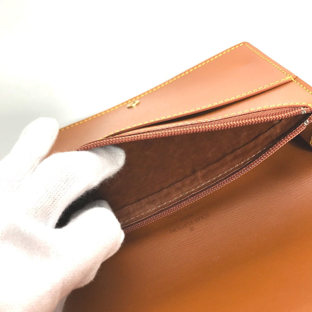 LOUIS VUITTON Pouch M52603 Epi Leather Brown Epi Santure Tilsit Women Secondhand Authentic