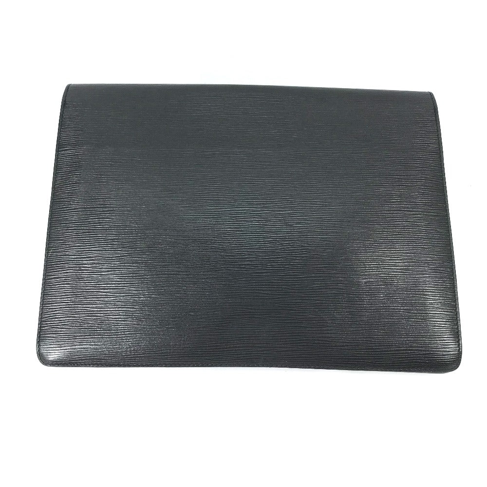 LOUIS VUITTON Clutch bag ‚l54452 Epi Leather black Epi Porto Document Case mens Used Authentic