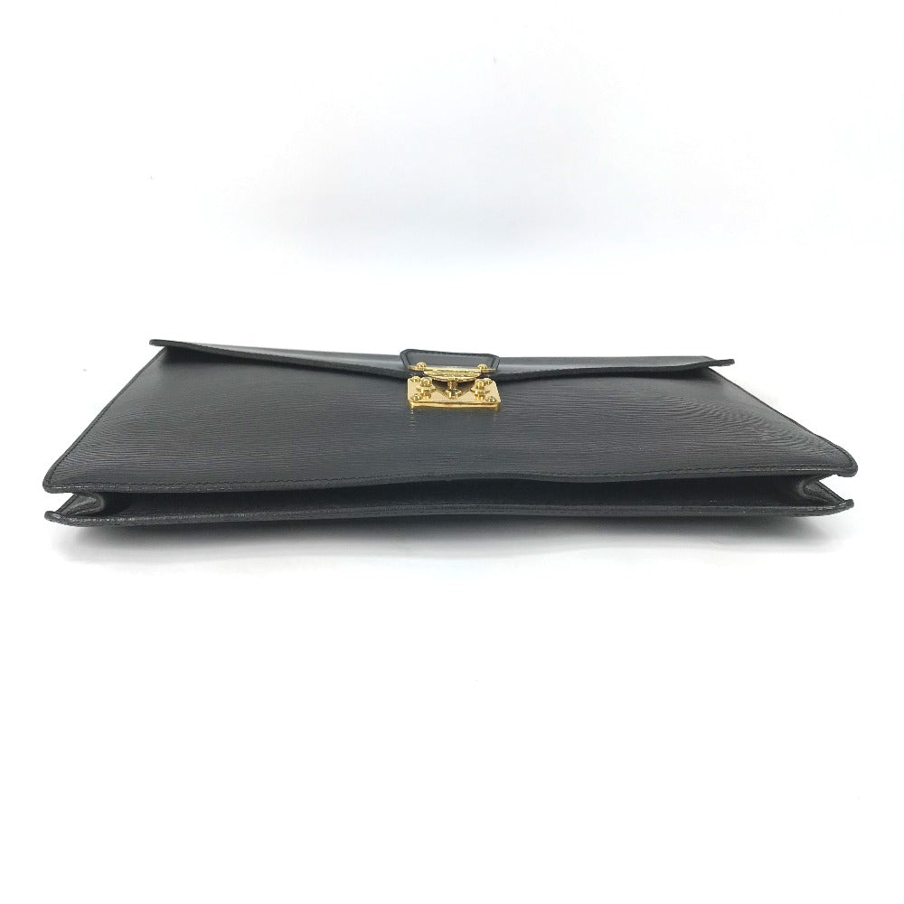 LOUIS VUITTON Clutch bag ‚l54452 Epi Leather black Epi Porto Document Case mens Used Authentic