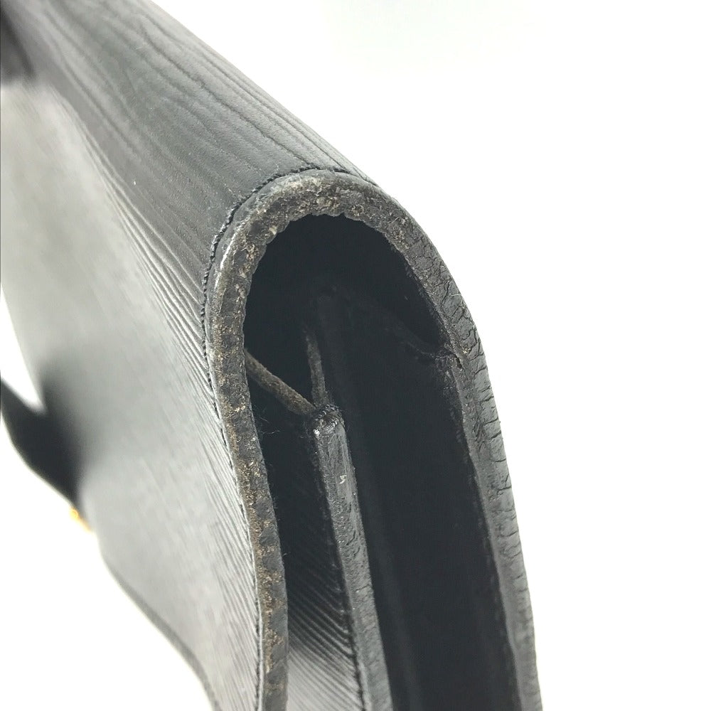 LOUIS VUITTON Clutch bag ‚l54452 Epi Leather black Epi Porto Document Case mens Used Authentic