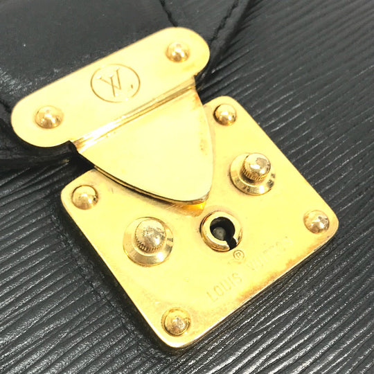 LOUIS VUITTON Clutch bag ‚l54452 Epi Leather black Epi Porto Document Case mens Used Authentic