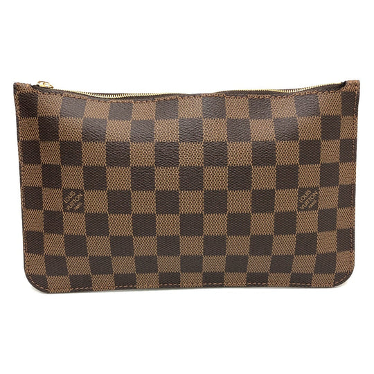 LOUIS VUITTON Tote Bag N40599 Damier canvas Brown Neverfull MM Women Used Authentic