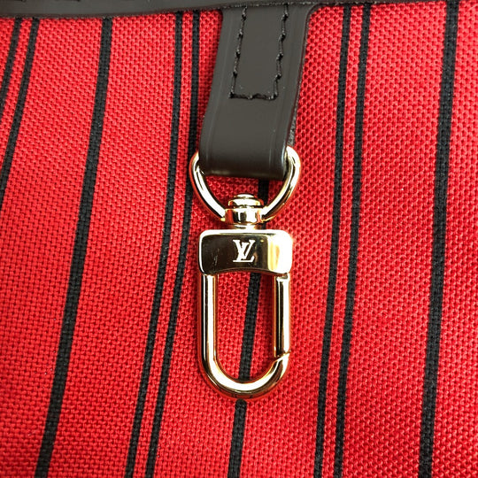 LOUIS VUITTON Tote Bag N40599 Damier canvas Brown Neverfull MM Women Used Authentic