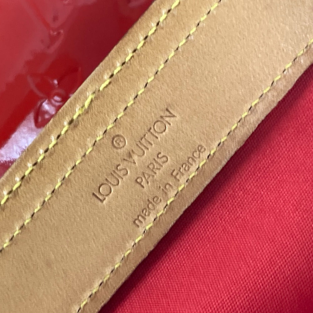 LOUIS VUITTON Handbag M91078 Monogram Vernis Red Monogram Vernis Stanton Women Used Authentic