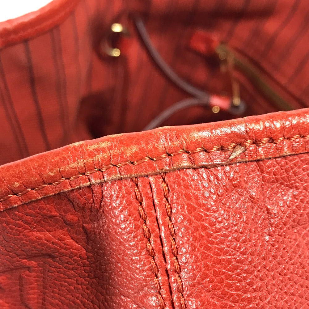 LOUIS VUITTON Shoulder Bag M40556 Monogram Ann Platt Leather Red Monogram Ann Platt Citadine PM Women Used Authentic