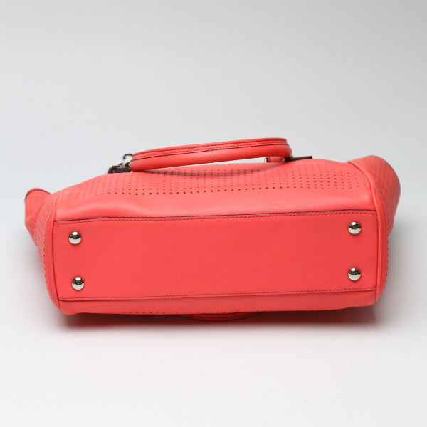 COACH Handbag F22388 Calfskin salmon pink Tote Bag Calfskin Women Used Authentic