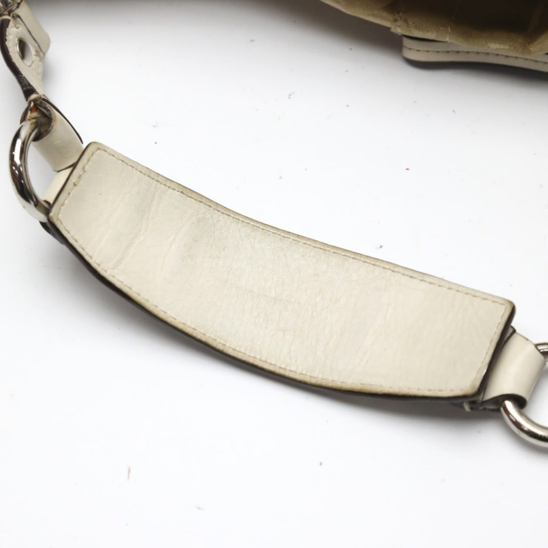 COACH Handbag F13980 Not specified gold Signature Optic Signature Curly Women Used Authentic