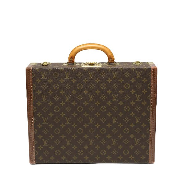 LOUIS VUITTON trunk M53012 Monogram canvas Brown Attache case Monogram President mens Used Authentic