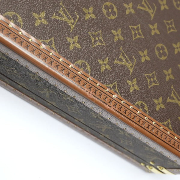 LOUIS VUITTON trunk M53012 Monogram canvas Brown Attache case Monogram President mens Used Authentic