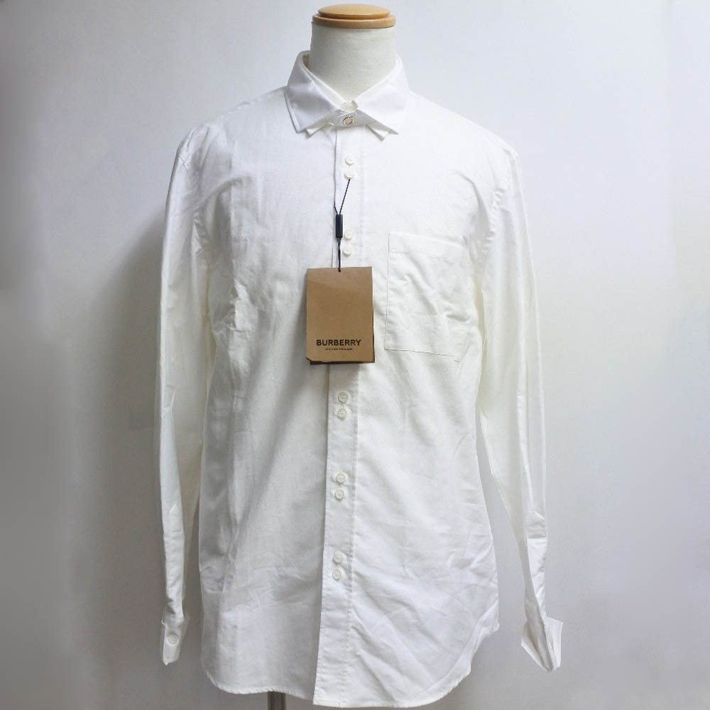 BURBERRY Long sleeve shirt 4558047 1006 cotton White 41/31US