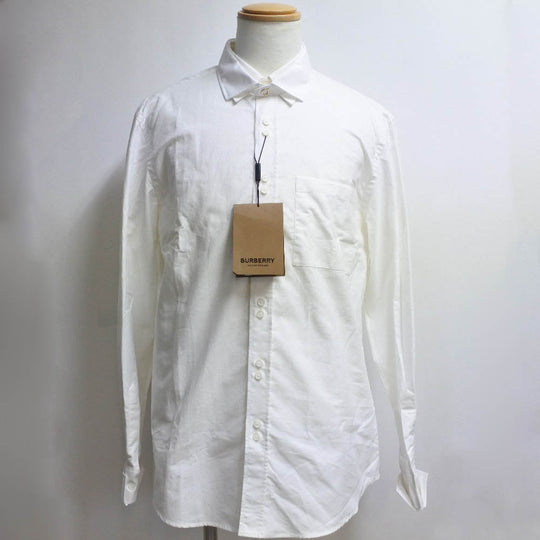 BURBERRY Long sleeve shirt 4558047 1006 cotton White 41/31US
