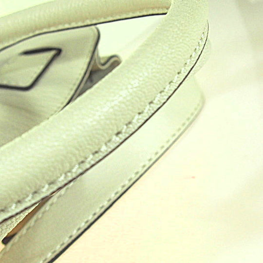 MICHAEL KORS Handbag Calfskin white 2WAY Shoulder Bag leather Women Used Authentic