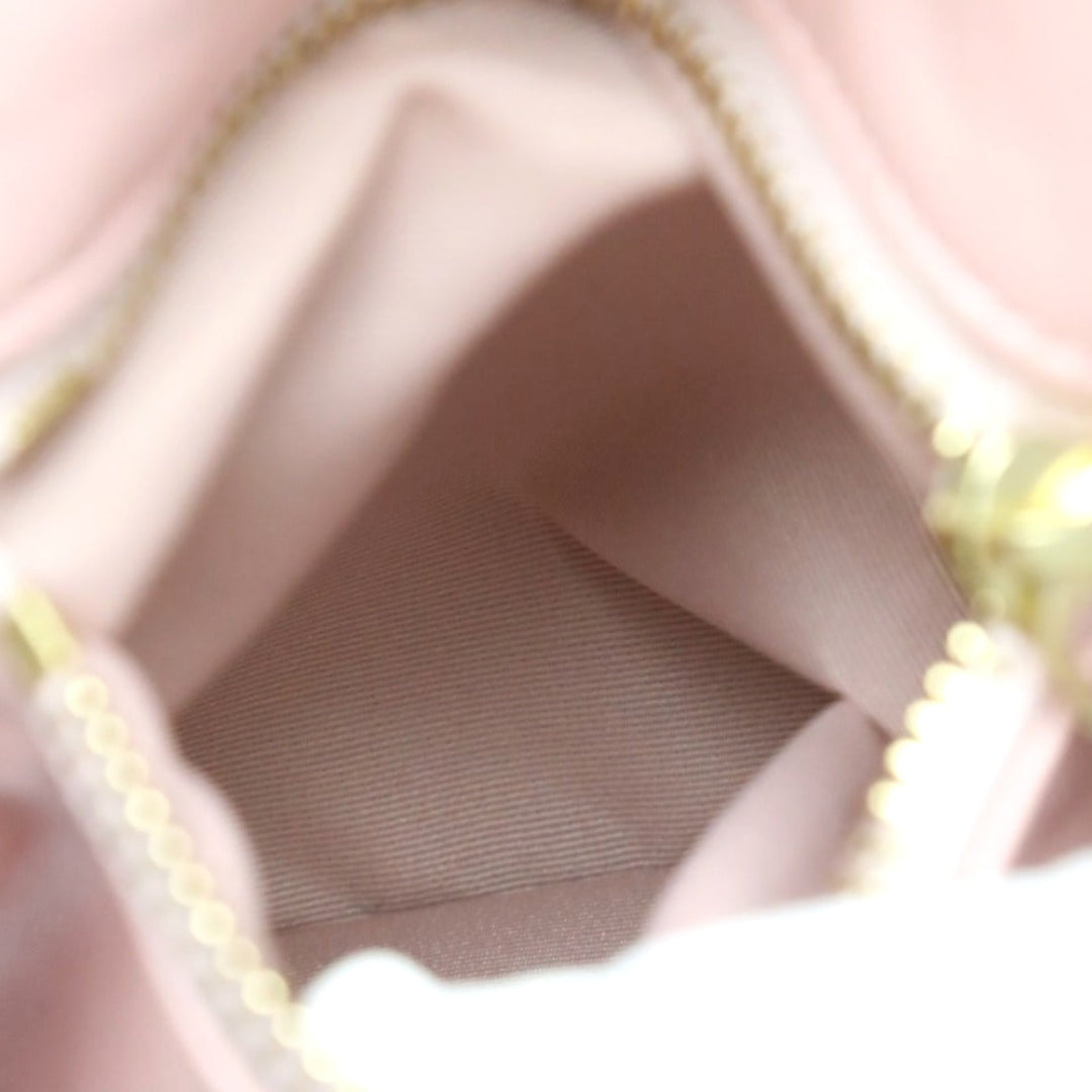 COACH Handbag 13416 leather pink 2way Calfskin Back Hoodie Leather Women Used Authentic